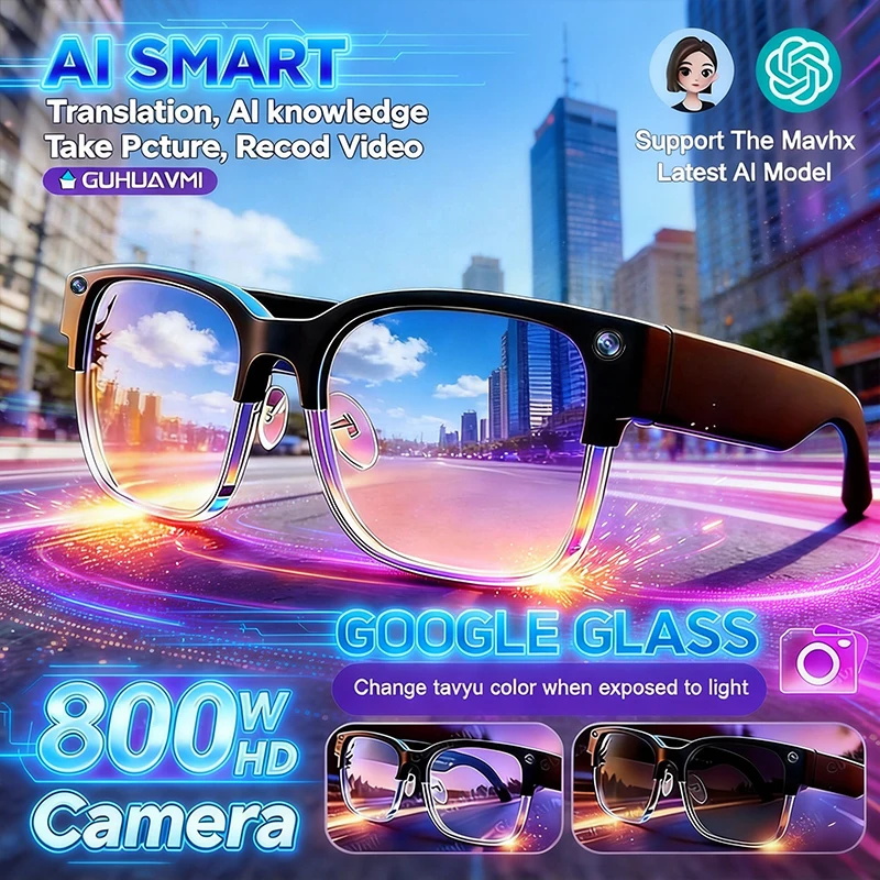 Photography Japanese - 2026New 800W Pixel Camera Smart Glasses
