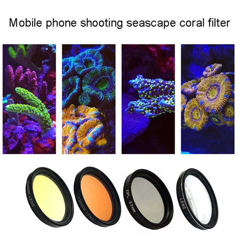 【A17Z】3X Aquarium Smartphone C - đánh giá và giá Photography Yellow Filter