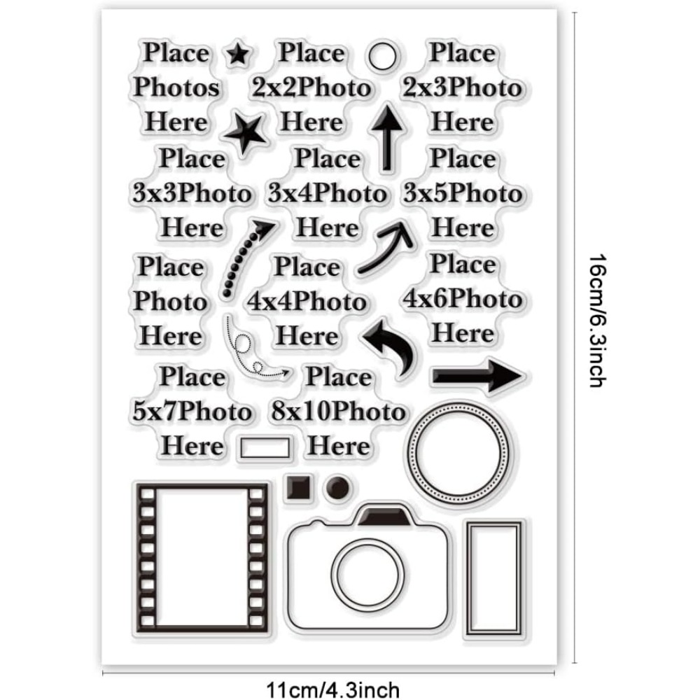 Place Photo Here Clear Stamp A - đánh giá và giá Photography Image