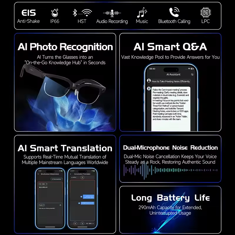 2026New AI Smart Glasses 120+L - đánh giá và giá Photography Japanese