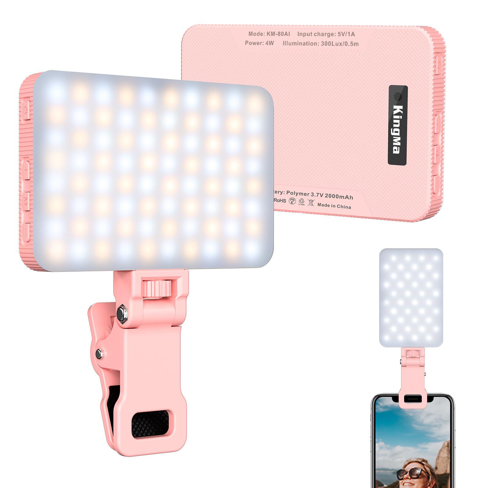 King Ma Pink Rechargeable Self - đánh giá và giá Photography Videos Free