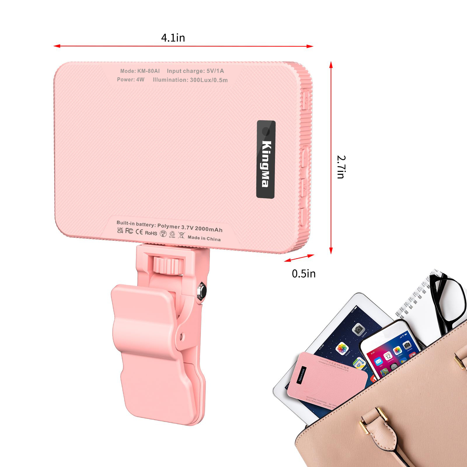 King Ma Pink Rechargeable Self - đánh giá và giá Photography Videos Free