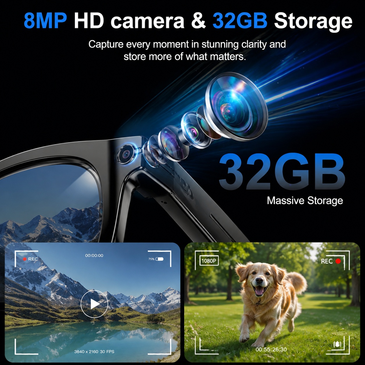 2026 AI Smart Glasses with 8MP - đánh giá và giá Photography Japanese