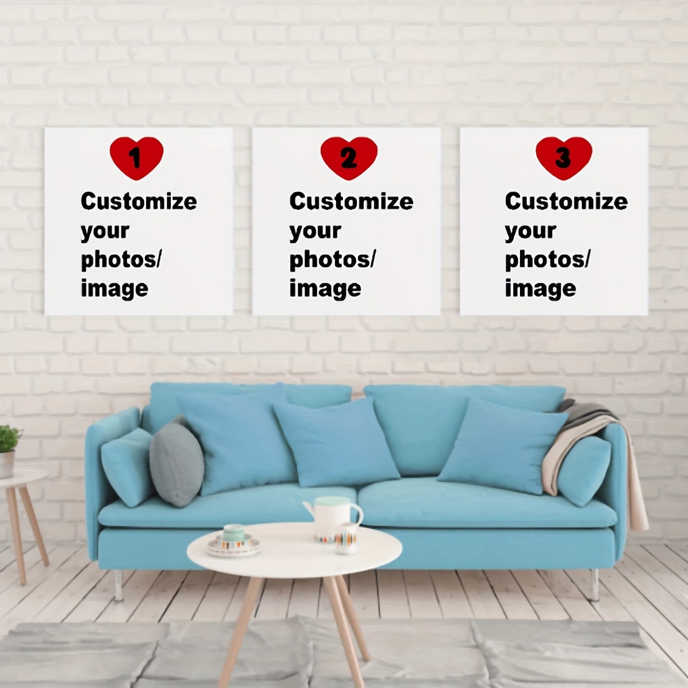 3pcs/set Custom Square Canvas  - đánh giá và giá Photography Image